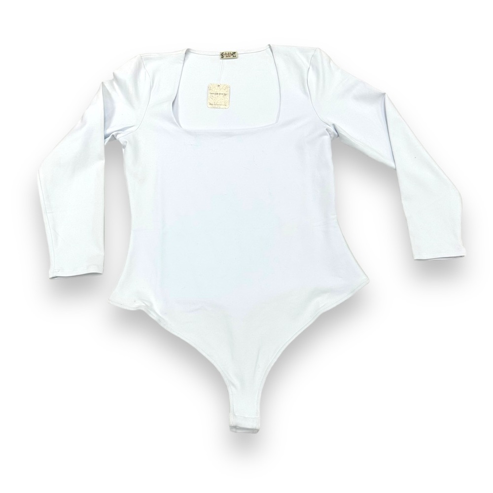 Intimately Free White Truth or Square Bodysuit Size Large - Picture 2 of 11